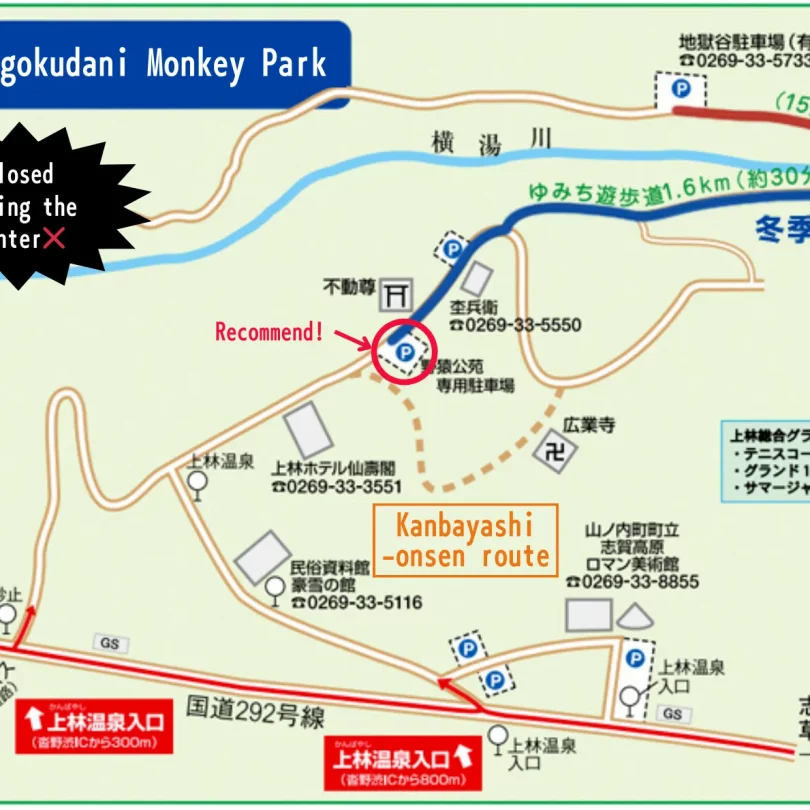 Access to Jigokudani
