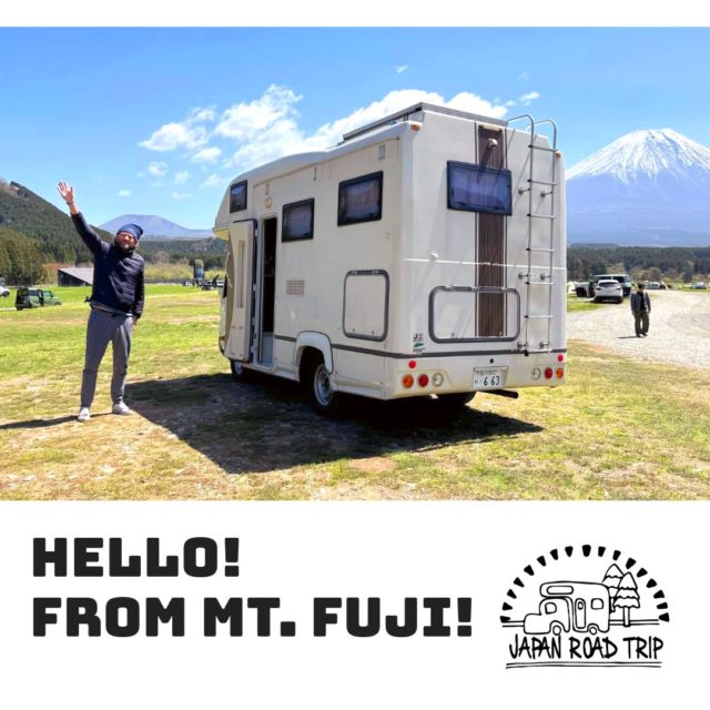 Saying Hello to the great Mt.Fuji!!
キャンピングカーで富士山を見ながらキャンプ🗻
#japanroadtrip #RV #RVrental #ilovejapan #japantrip #instagramjapan
#キャンピングカーレンタル
🚙JAPAN ROAD TRIP🏕️
