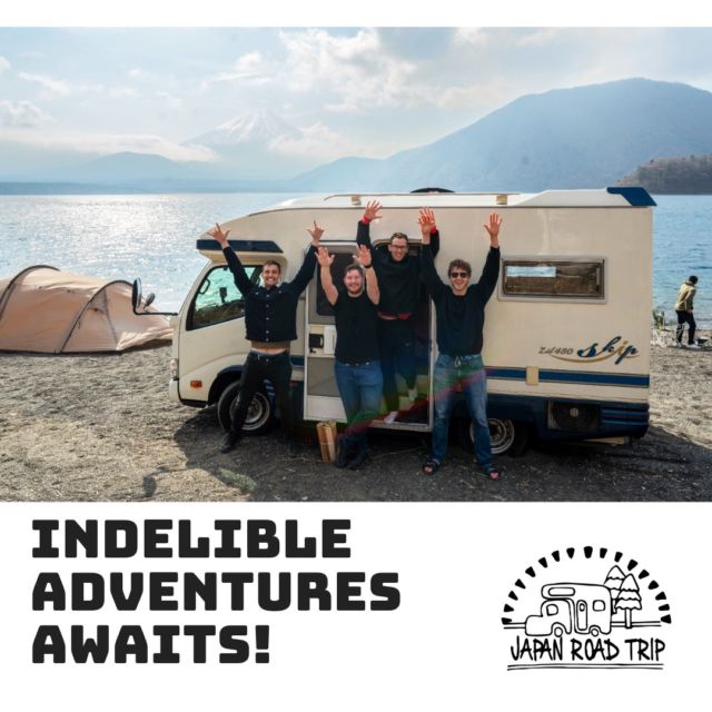 Experience the thrill of adventure and the joy of friendship on an unforgettable RV road trip.
キャンピングカーをレンタルして、仲間たちと旅に出ませんか？

#japanroadtrip #RV #RVrental #ilovejapan #japantrip #instagramjapan
#キャンピングカーレンタル
