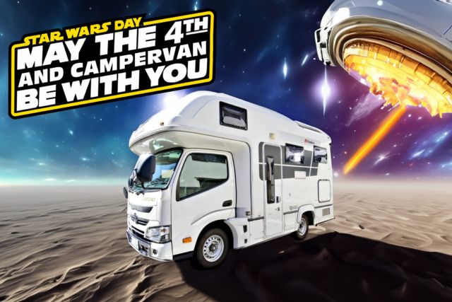 May the 4th and Campervan Be With You.
フォースとキャンピングカーと共にあらんことを。

#maythe4thbewithyou #starwarsday #starwars
#スターウォーズ #キャンピングカー 
#japanroadtrip #RV #RVrental #ilovejapan #japantrip #instagramjapan
#キャンピングカーレンタル
#露營車

🚙JAPAN ROAD TRIP🏕️